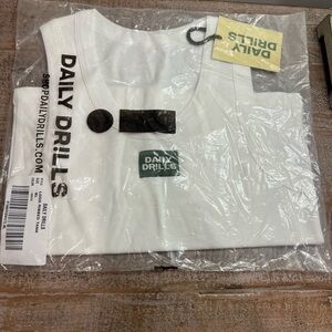 Daily Drills White Tank Top